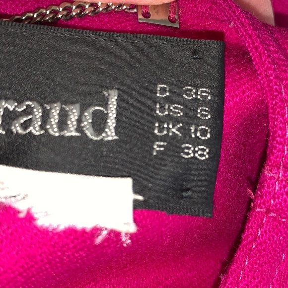 LOUIS FERAUD trophy vintage pink wool suit, tailored skirt & jacket. 6 EUC - Picture 14 of 17